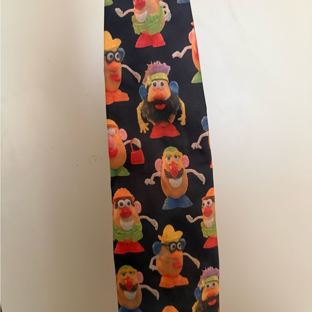 Colorful Mr. Potato Head Tie-true vintage!